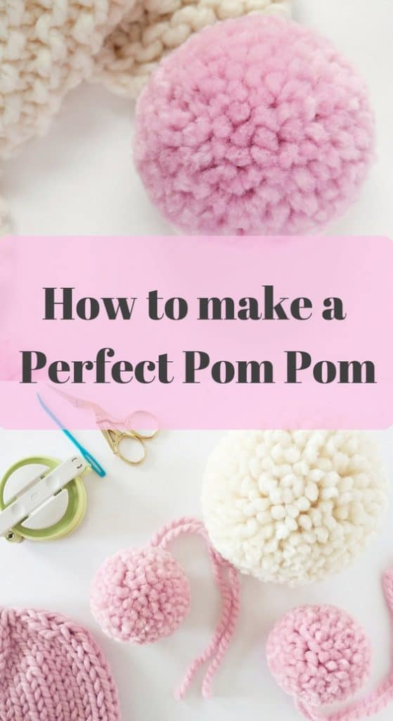 How to Make Yarn Pom Poms - Video Tutorial  Clover pom pom maker, Yarn pom  pom, Pom pom tutorial