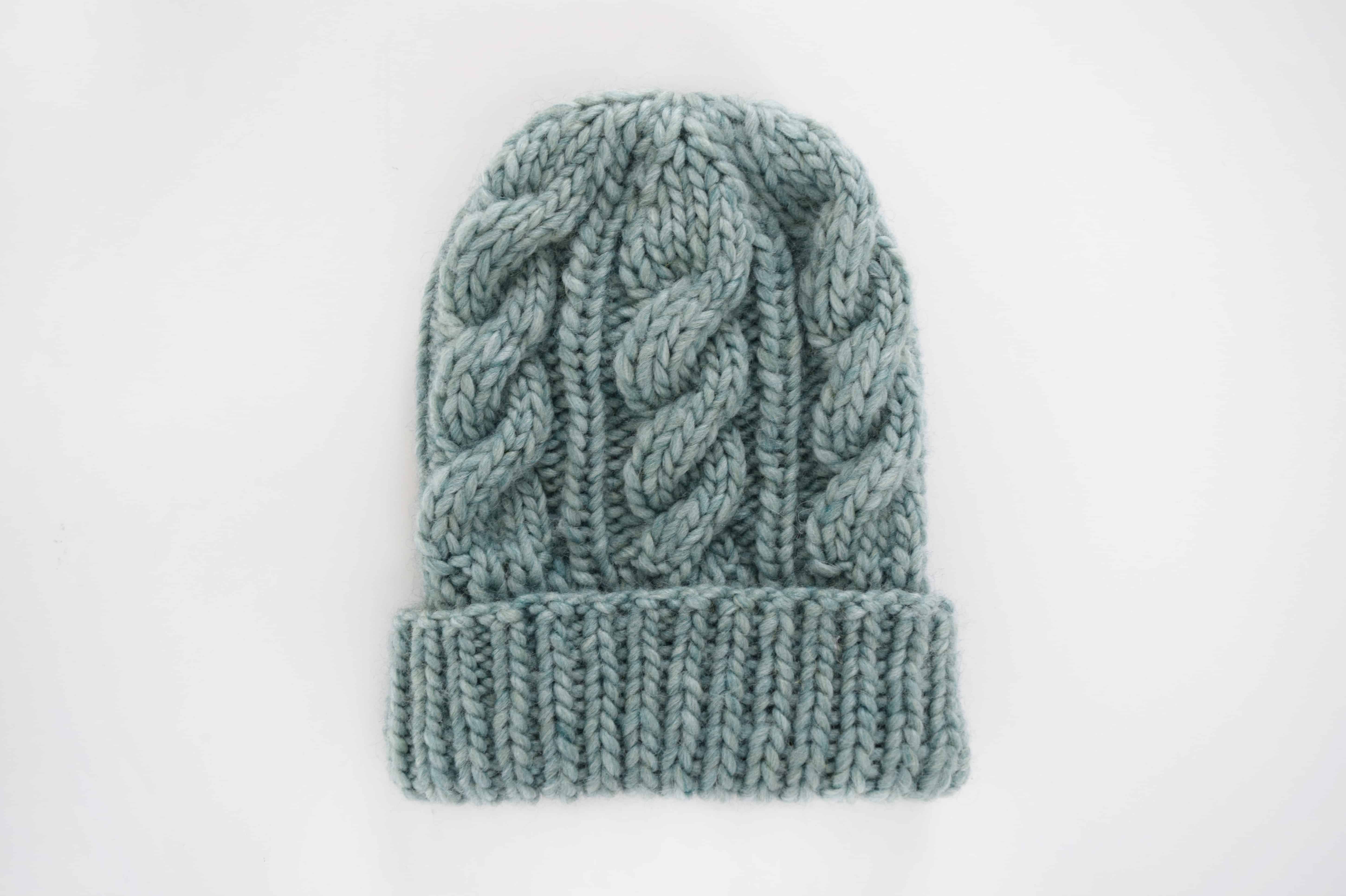 Classic Cabled Hat Mittens Free Pattern
