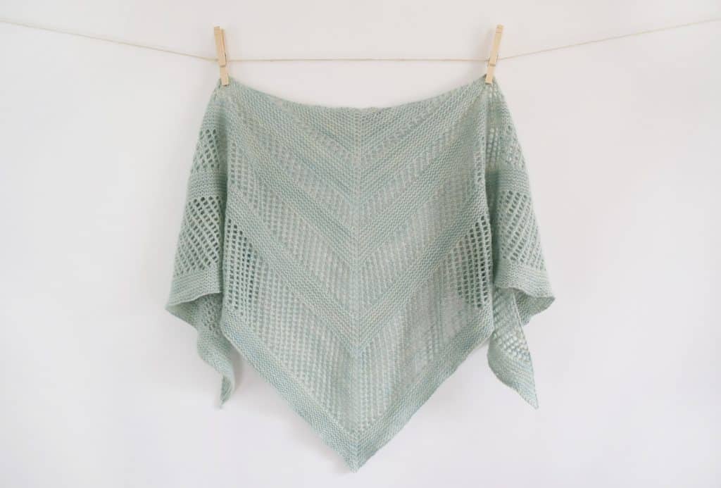 One Skein Wonders shawl knitting pattern