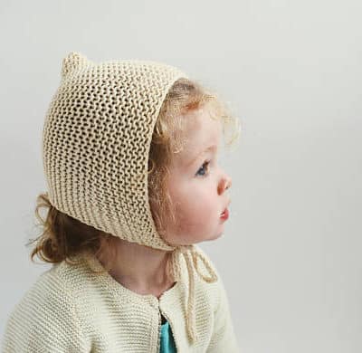 Spring Garter Bonnet – Free Pattern