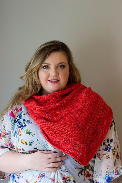 Canopy - knit shawl pattern from Knifty Knittings x KnitCrate #knittingpattern #knitcrate #kniftyknittings