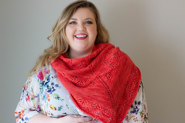 Canopy - knit shawl pattern from Knifty Knittings x KnitCrate #knittingpattern #knitcrate #kniftyknittings