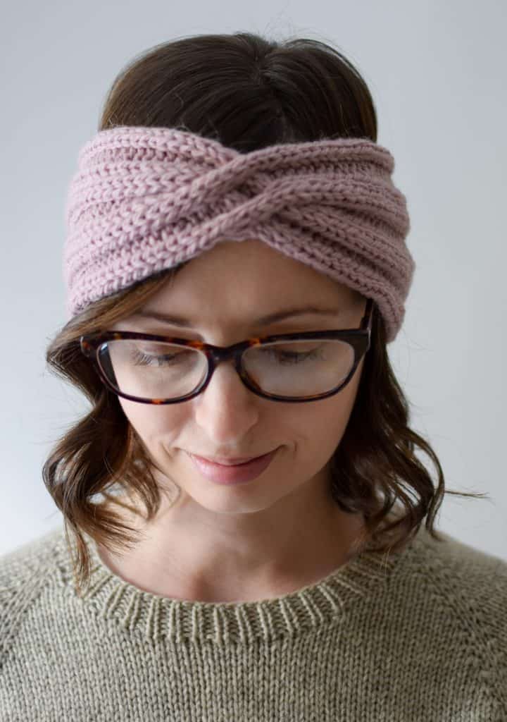 Cable Twist Headband Free Pattern